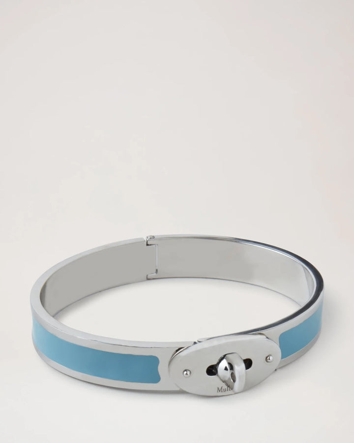 Bayswater Enamel Bracelet Poplin Blue Mixed Material