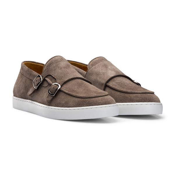 Monk Strap Sneaker - Brown