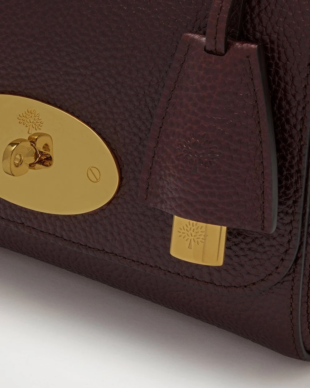 Lily Oxblood Small Classic Grain