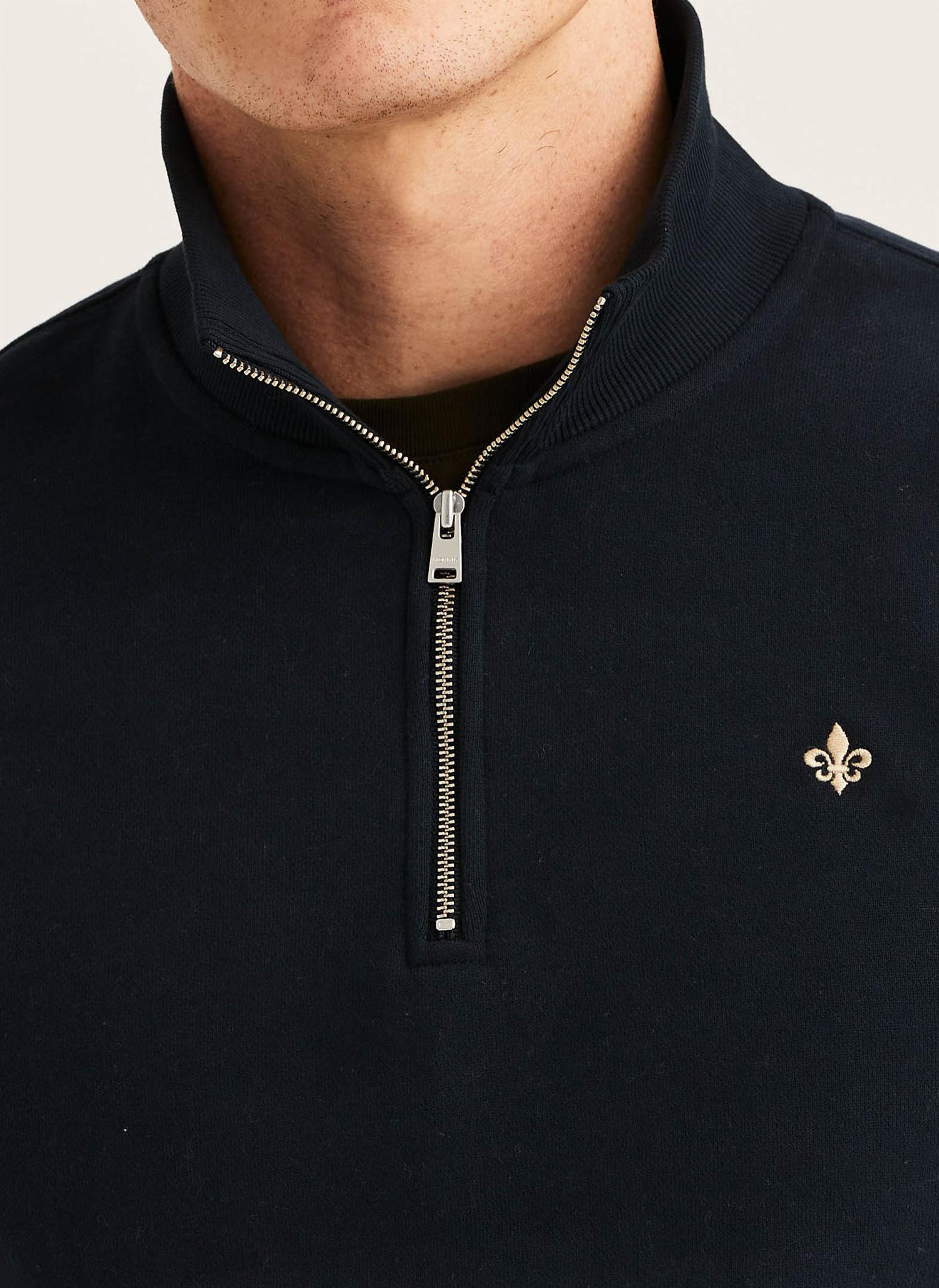 Brandon Lily Half Zip - Blue