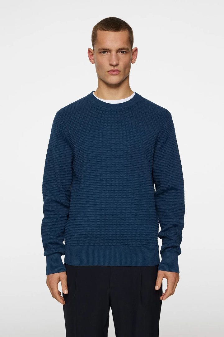 Oliver Structured Sweater - Blue