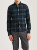 Soft Twill Tartan Shirt - Navy