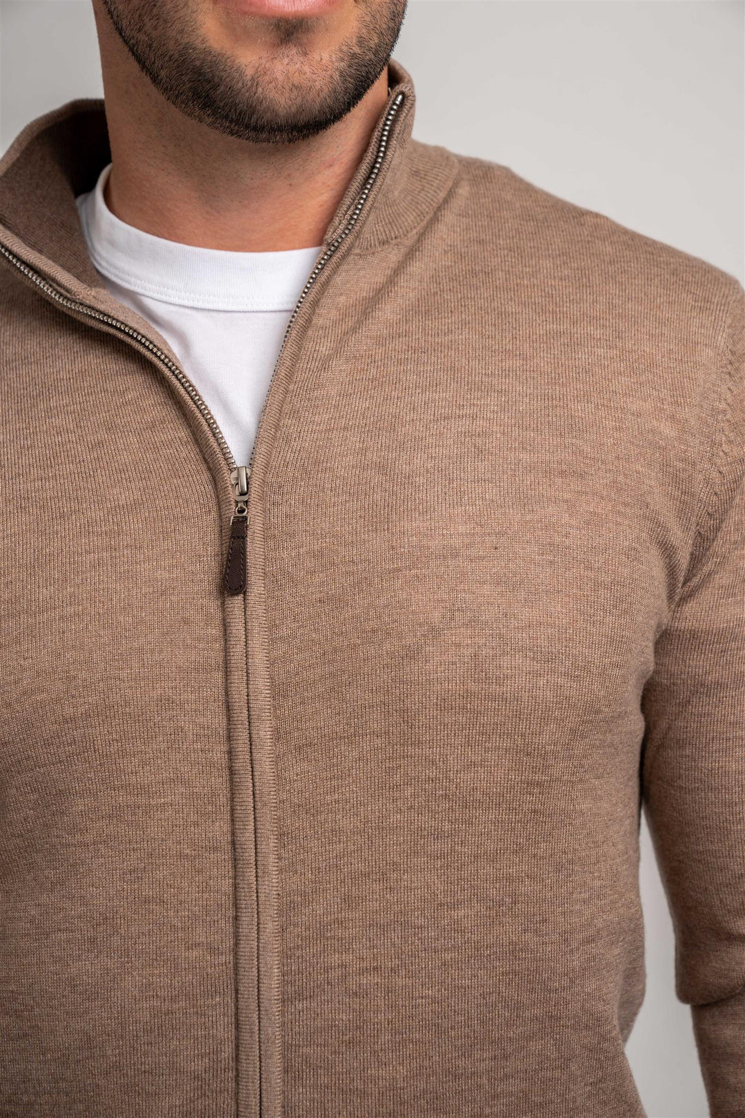 Full Zip - Beige