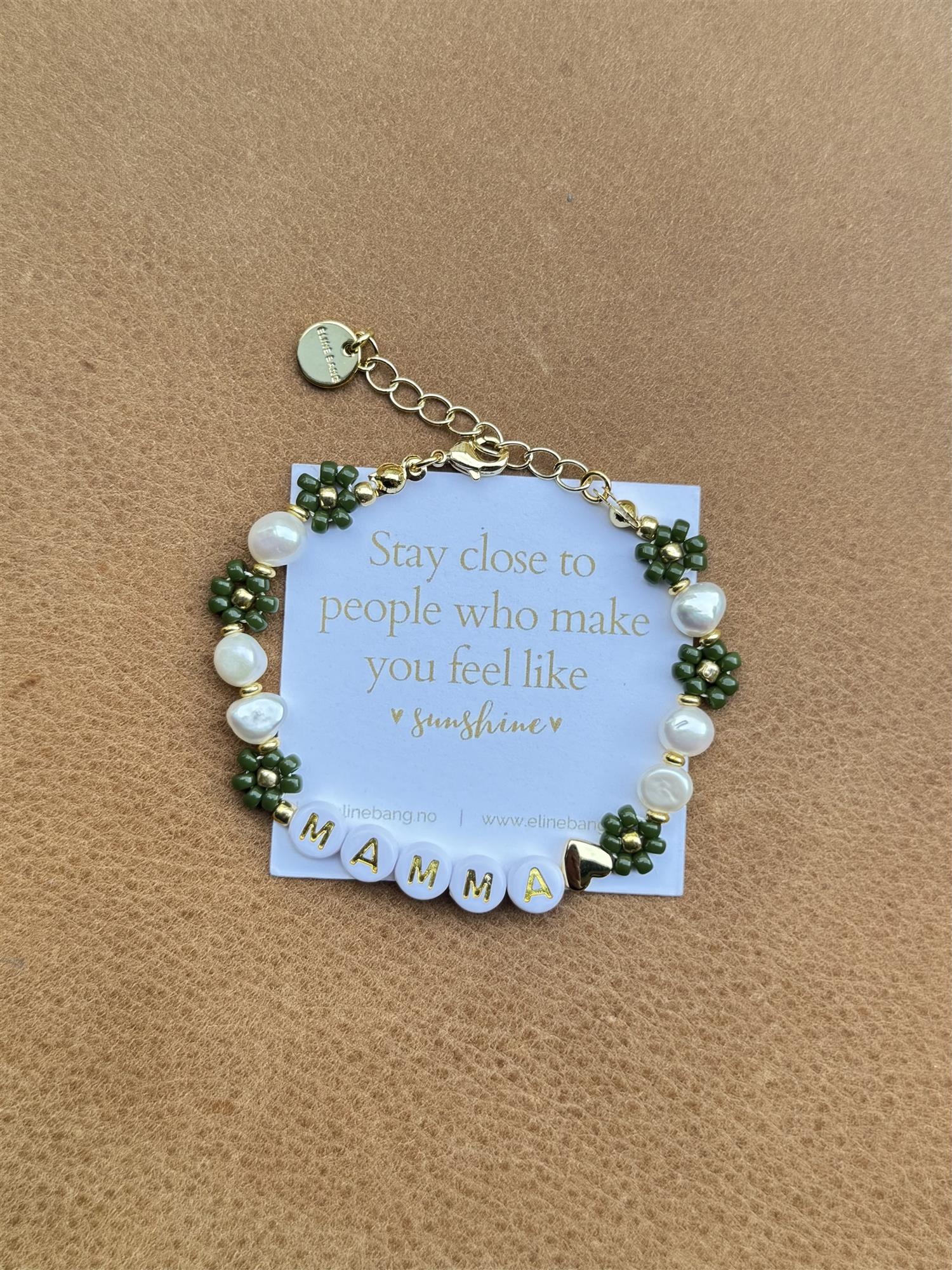 Mamma Blomsterarmbånd Grønn