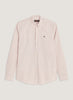 Douglas Oxford Stripe Shirt Slim -  Wine Red