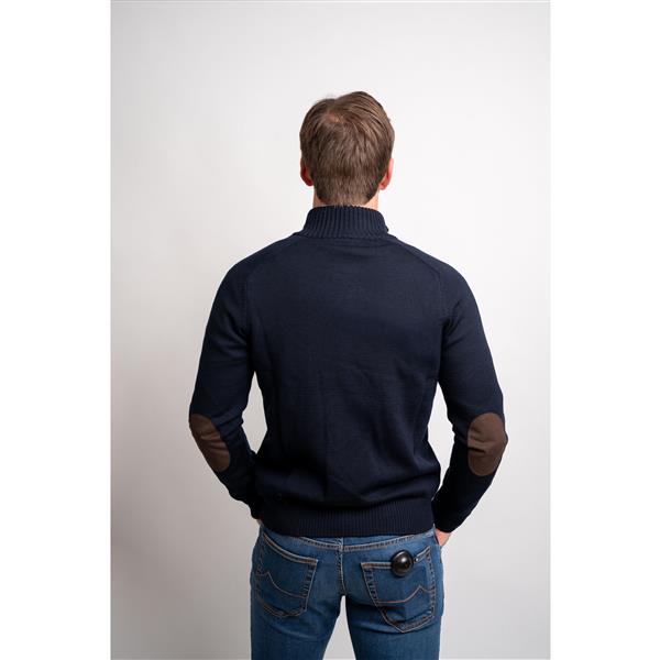 Full Zip - Navy/Brown
