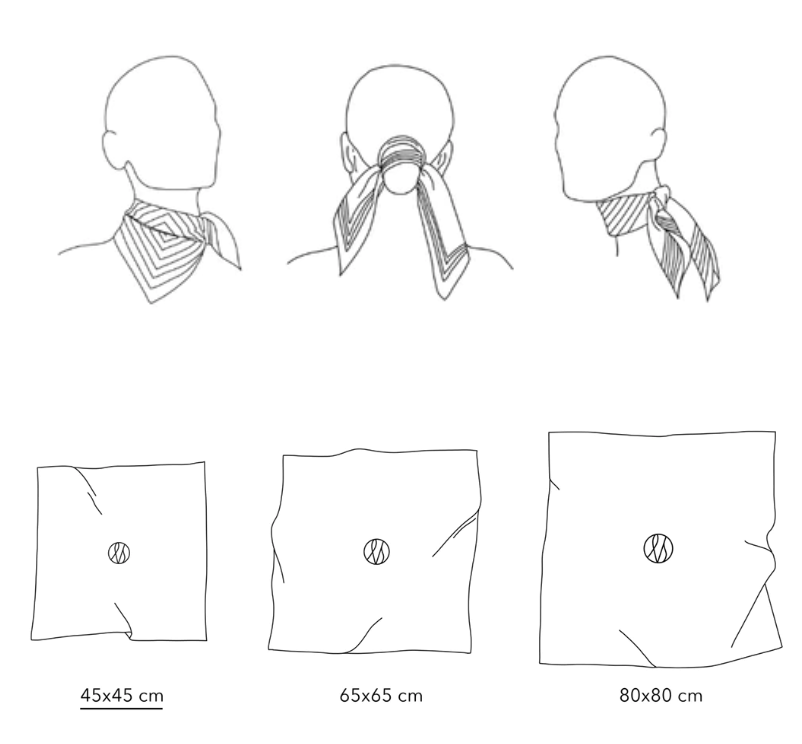 Striped Scarf Orange