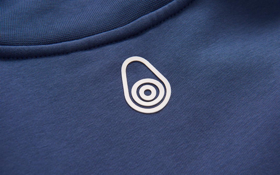 BOWMAN LOGO T-NECK DENIM BLUE