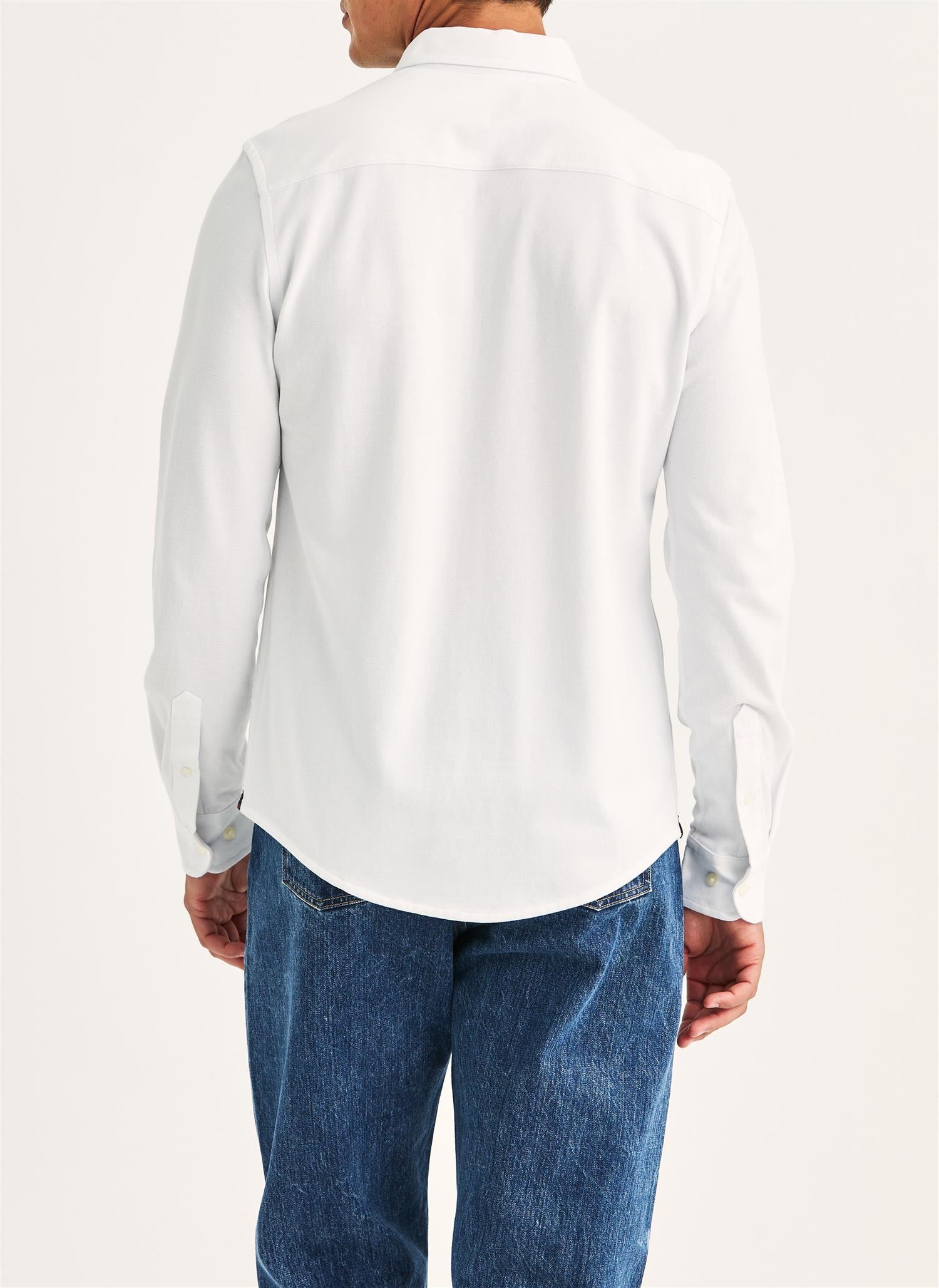 Camden Piqué Shirt - white