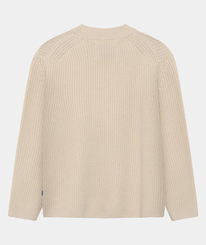 Boxy Wool Knit - Bone White