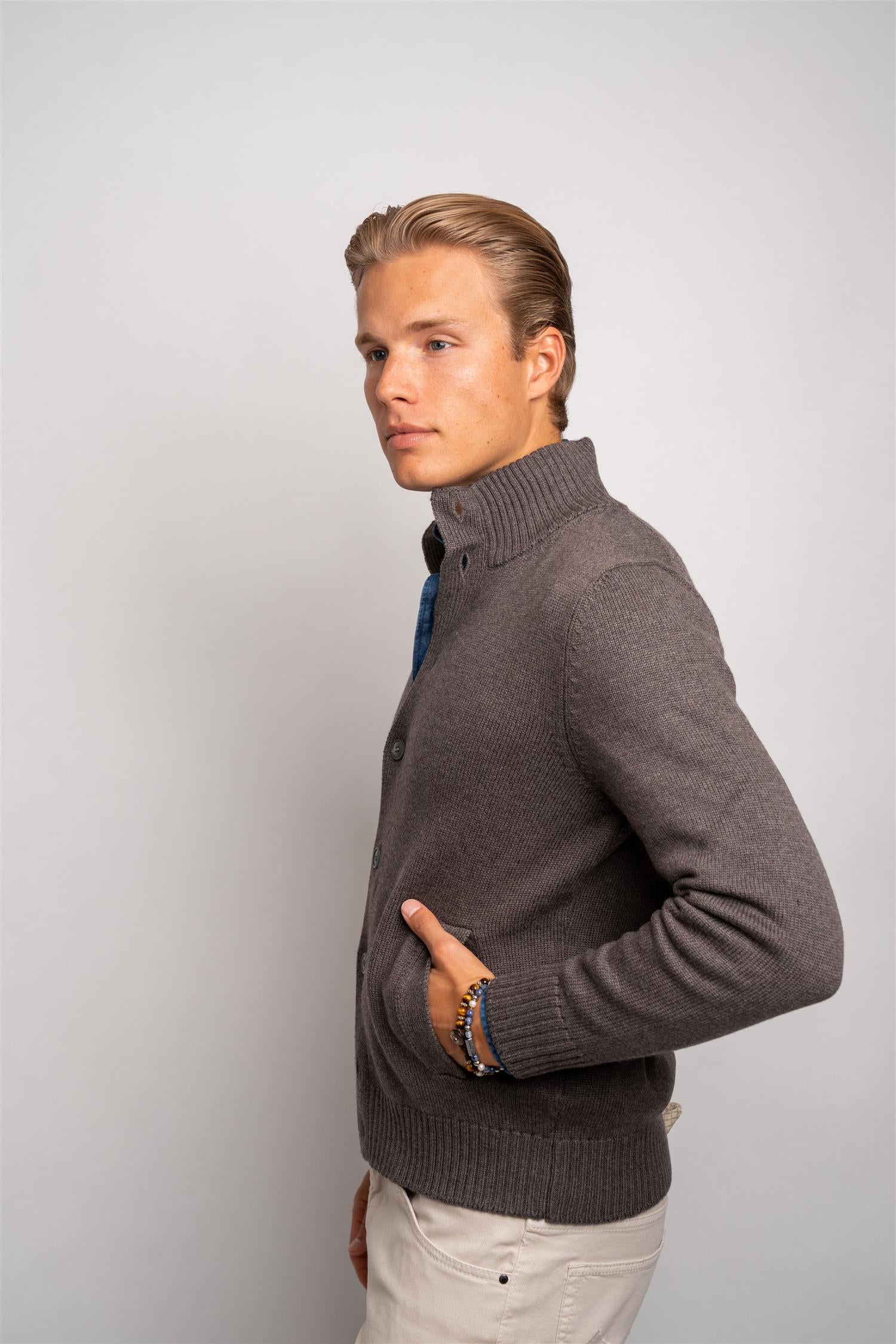 Corean Cardigan - Brown