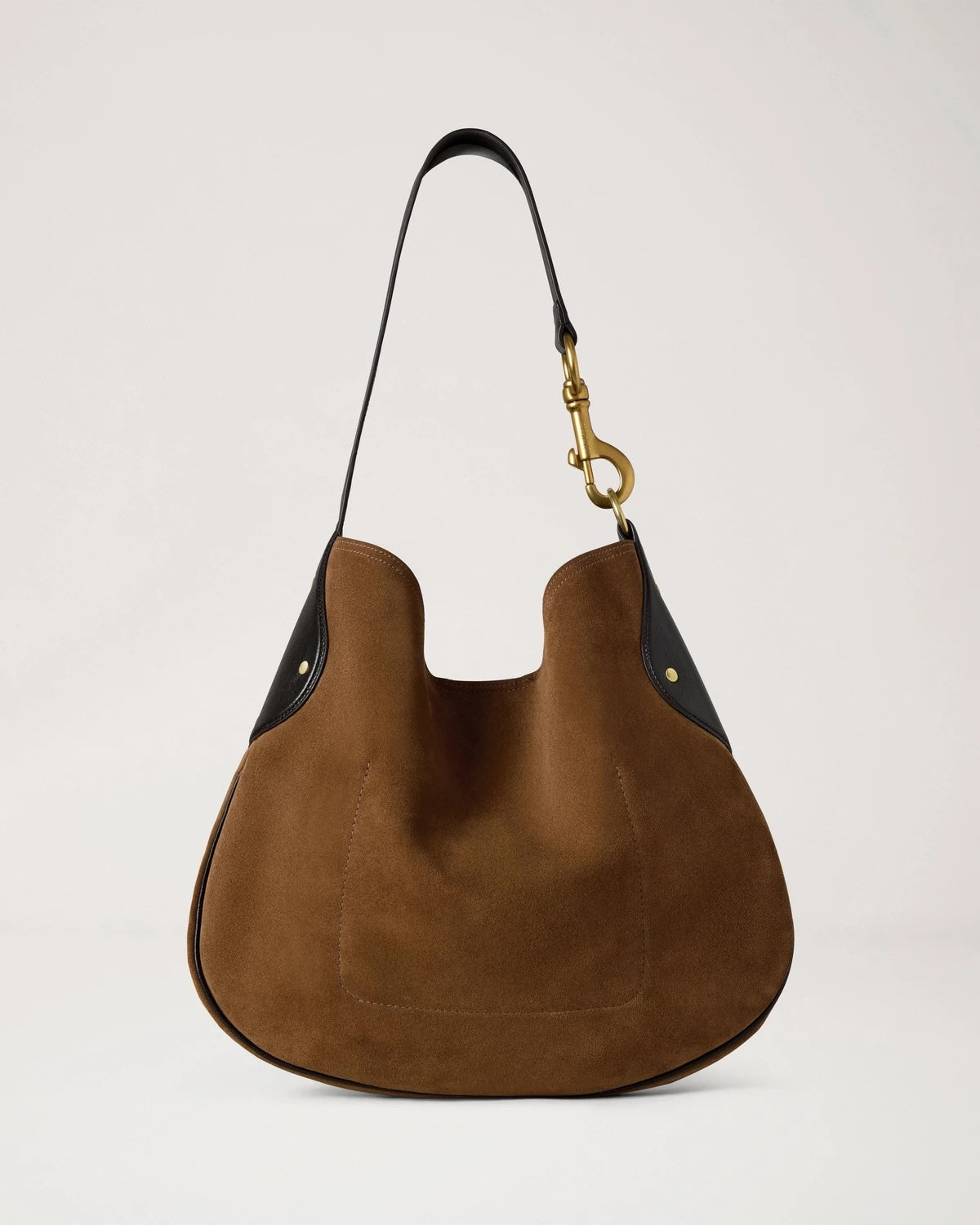 Hackney Shoulder Bag Vintage Oak Suede