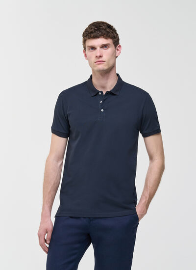 Pique Short Sleeve - Navy