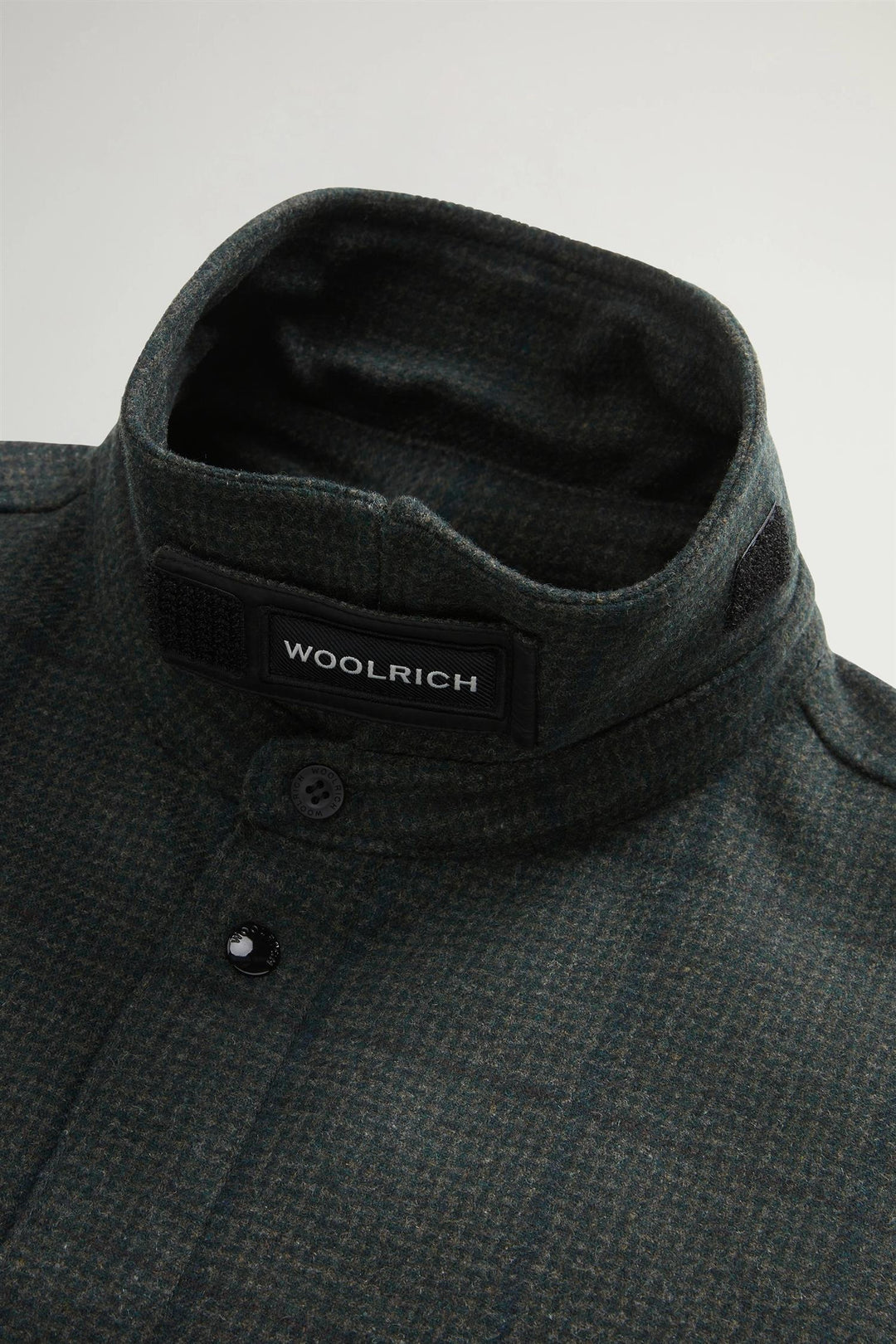 Alaskan Wool Check Overshirt - Green