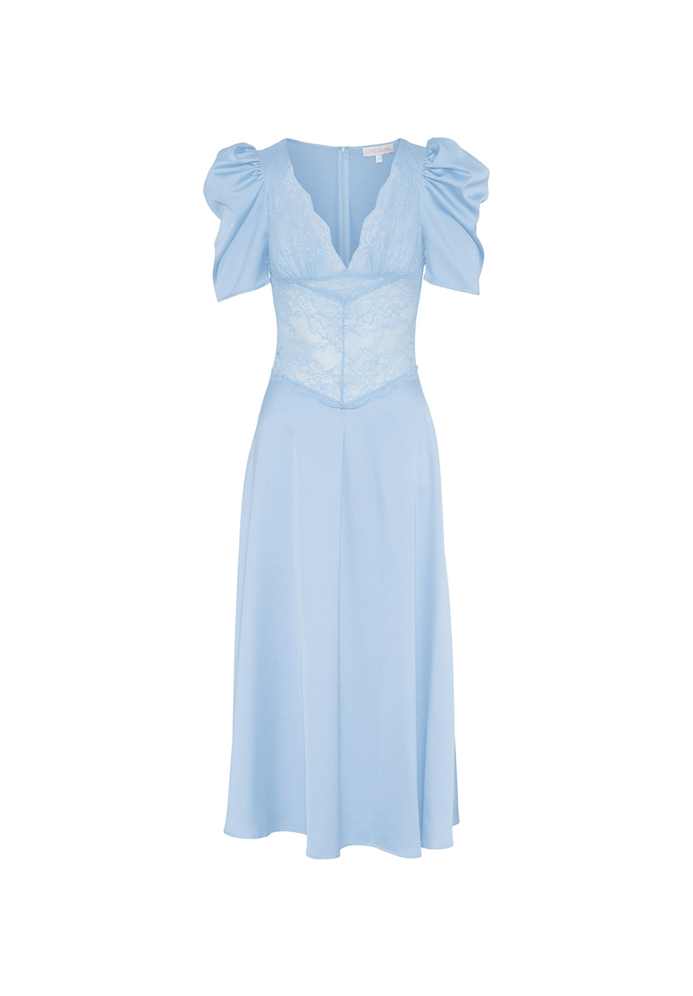 Francis Midi Dress Light Blue