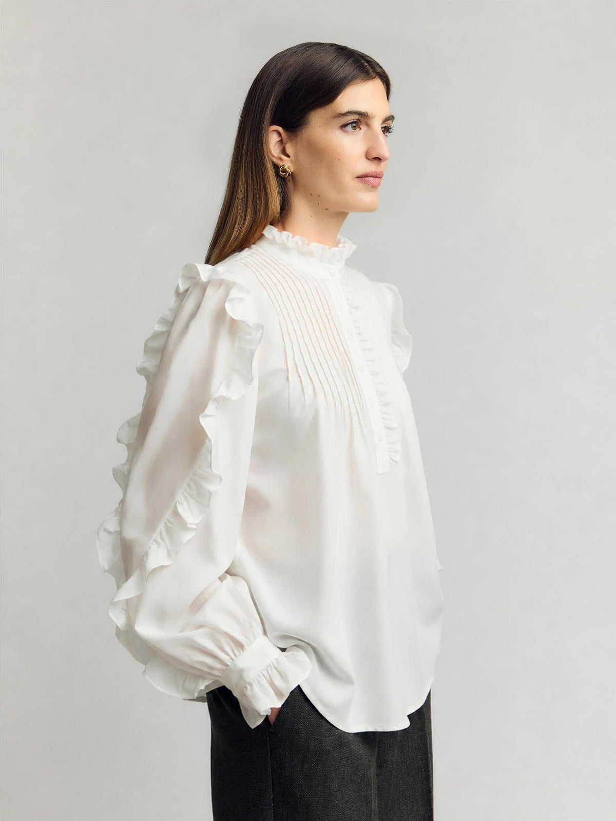 Cordella Blouse Chalk White