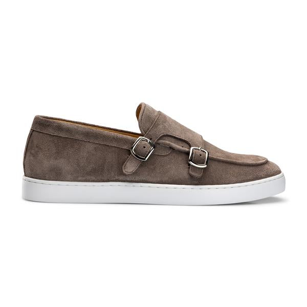 Monk Strap Sneaker - Brown