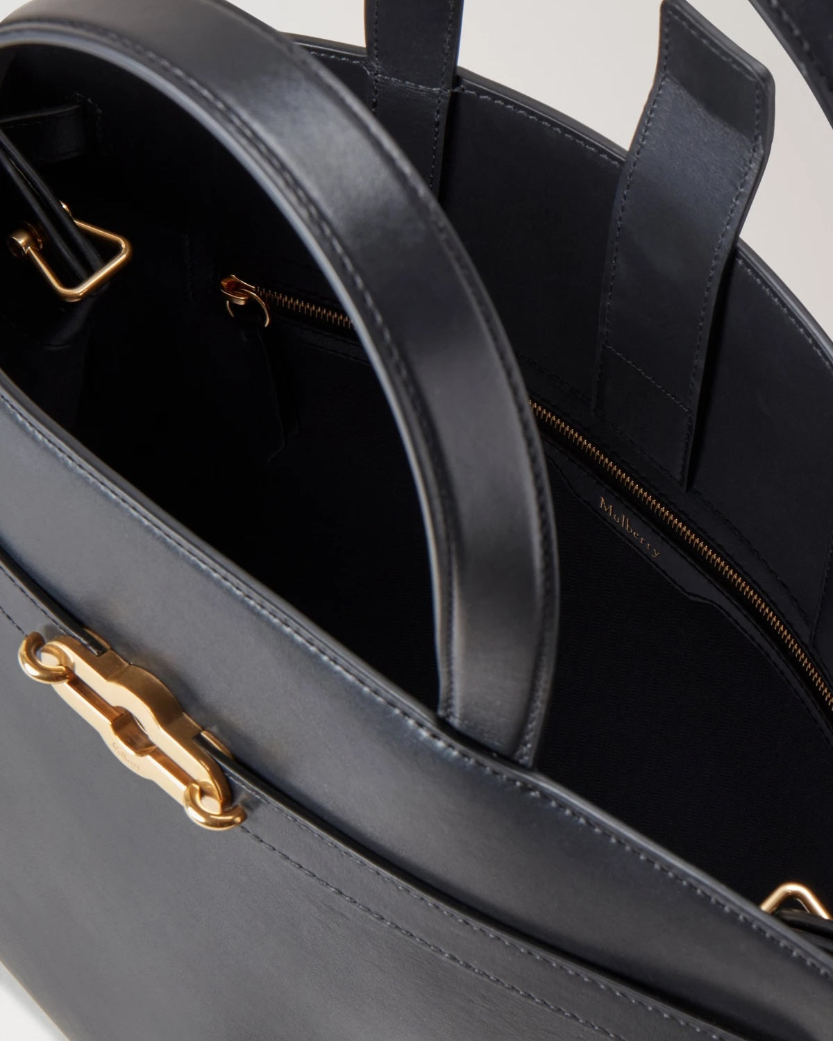 Pimlico Tote Black High Gloss Leather