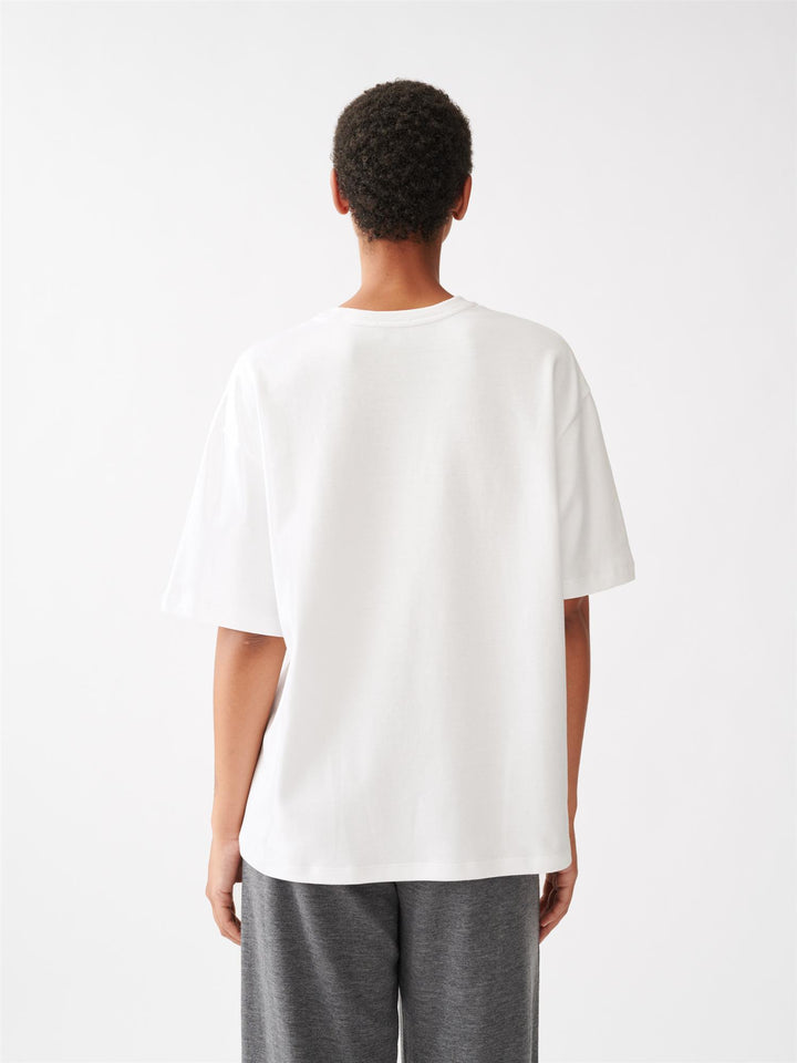 OVERSIZED COTTON JERSEY TEE