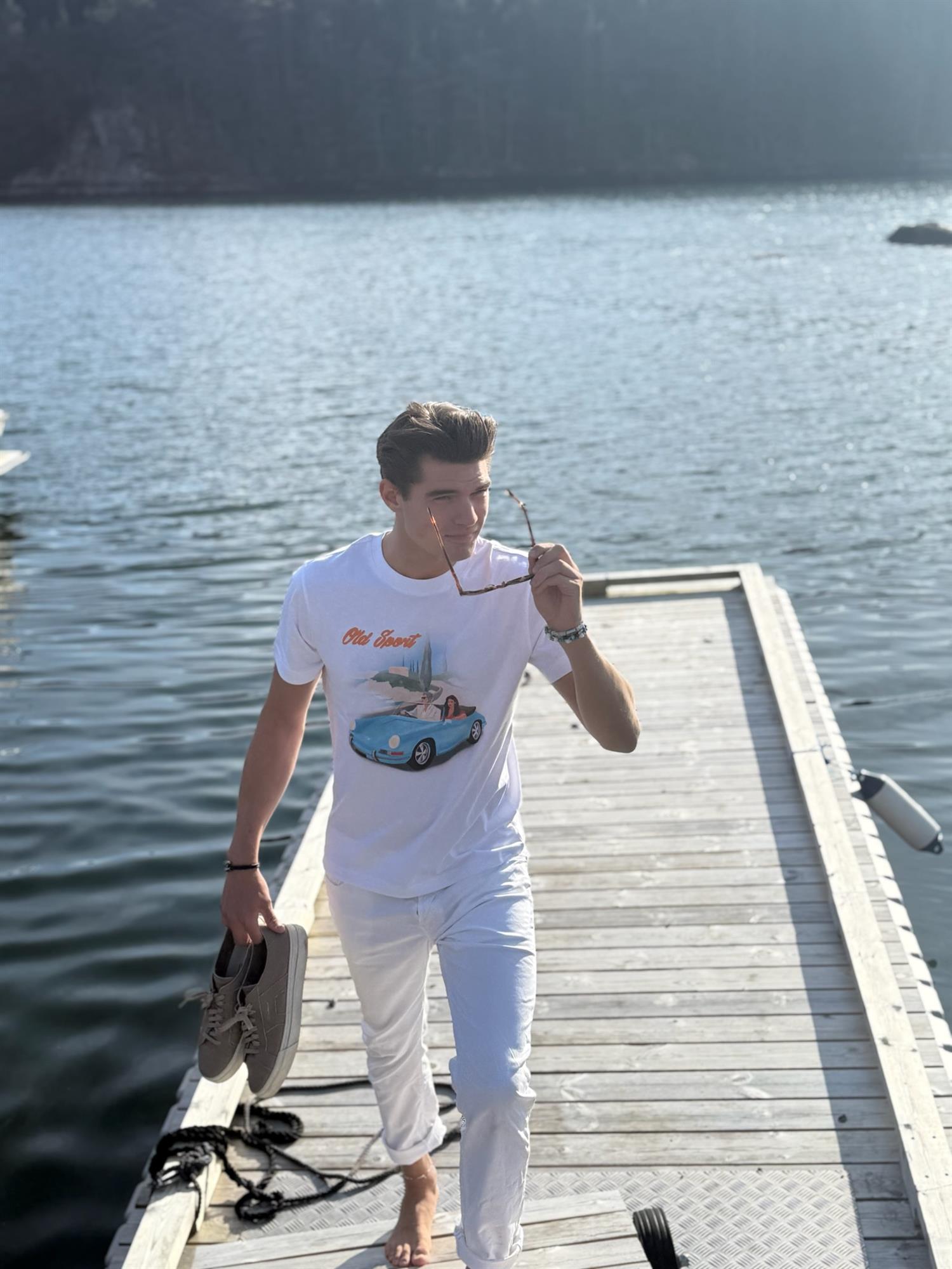 Old Sport Tee - Hvit