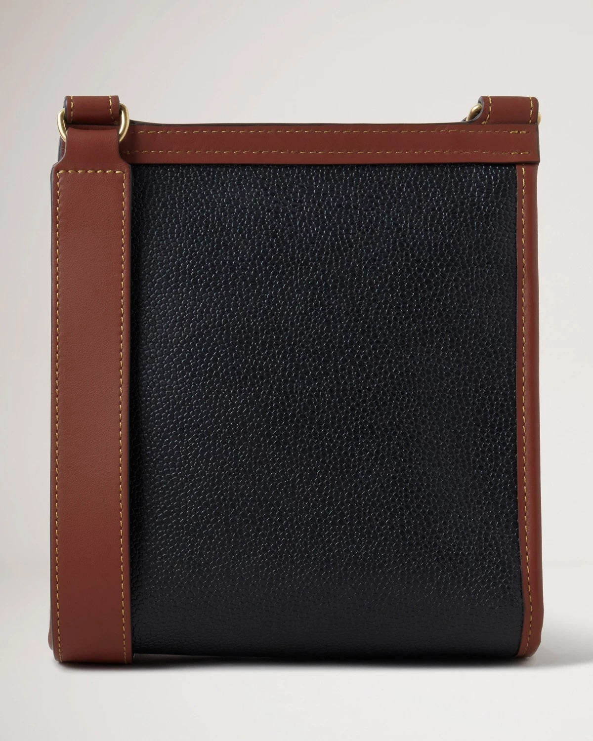 Small Antony N Eco Scotchgrain Black-Cognac