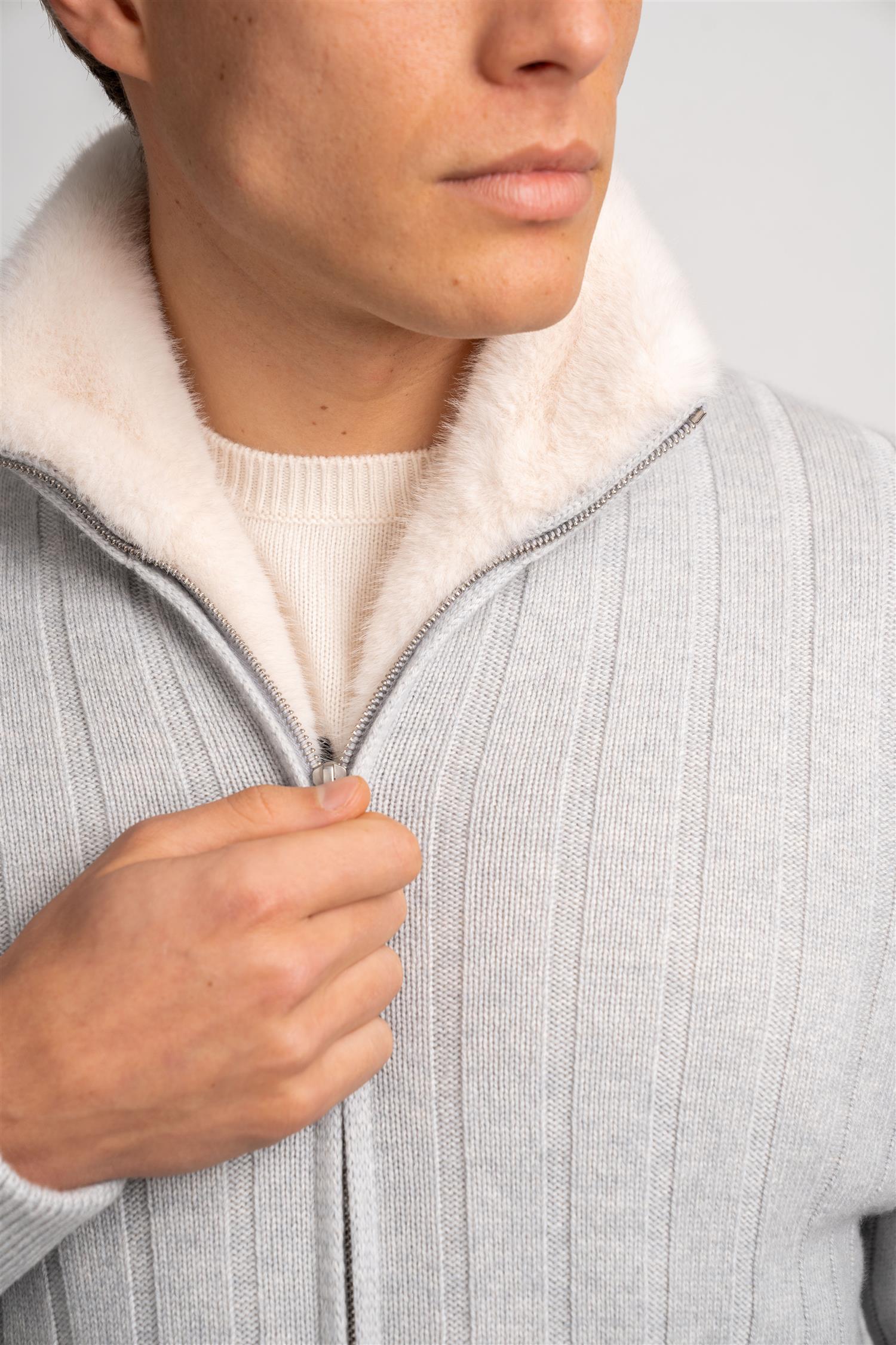 Cashmere Jacket - Grey