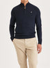 Merino John Zip - Navy