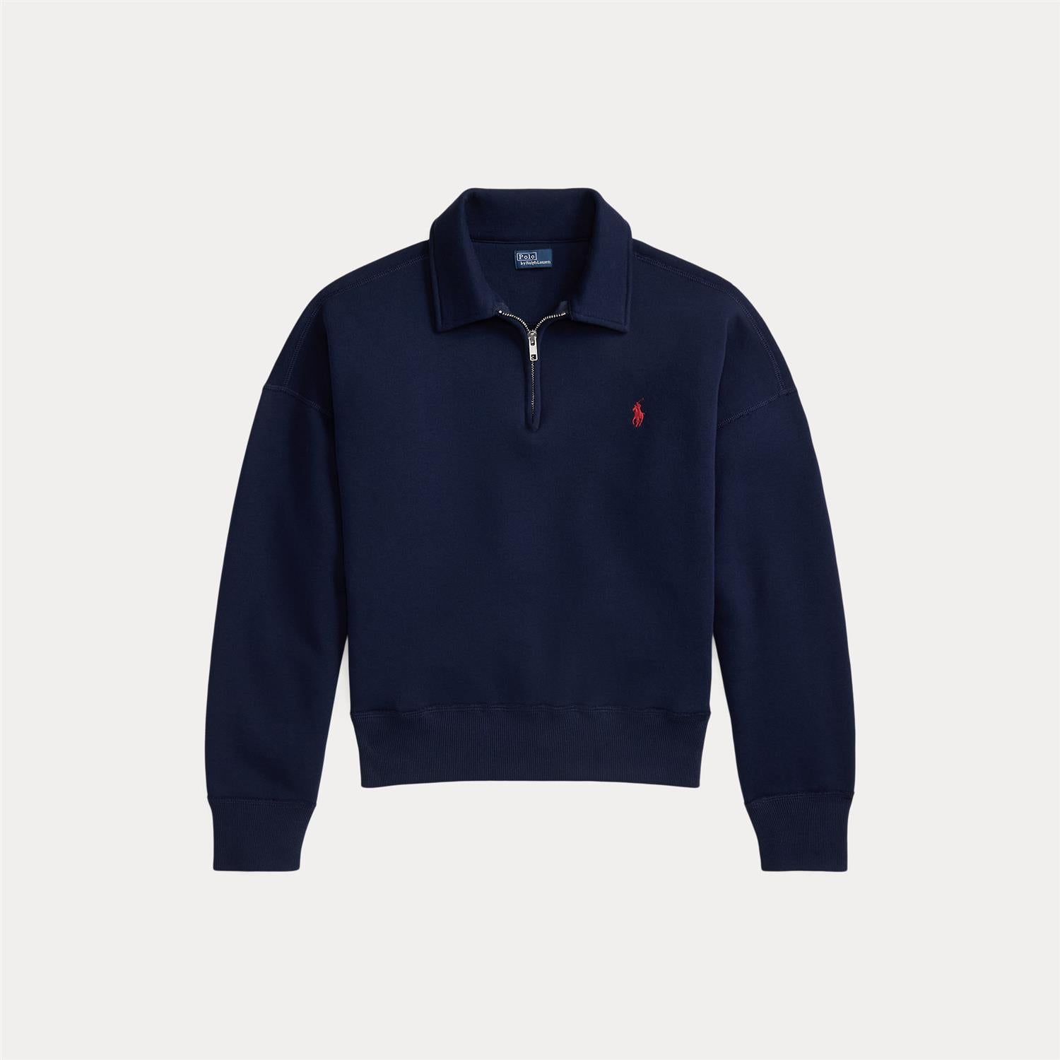 Fleece Quarter Zip Navy
