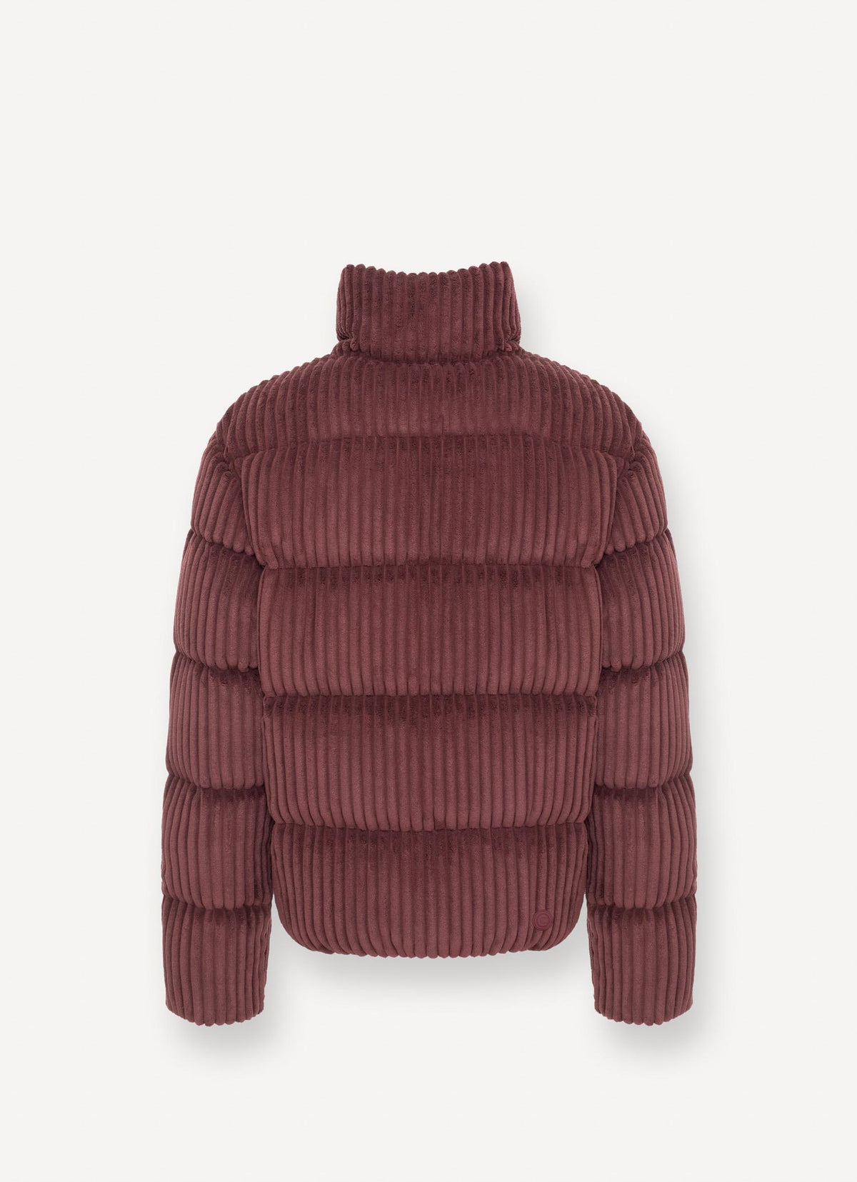 Corduroy Down Jacket - Merlot Bordeaux