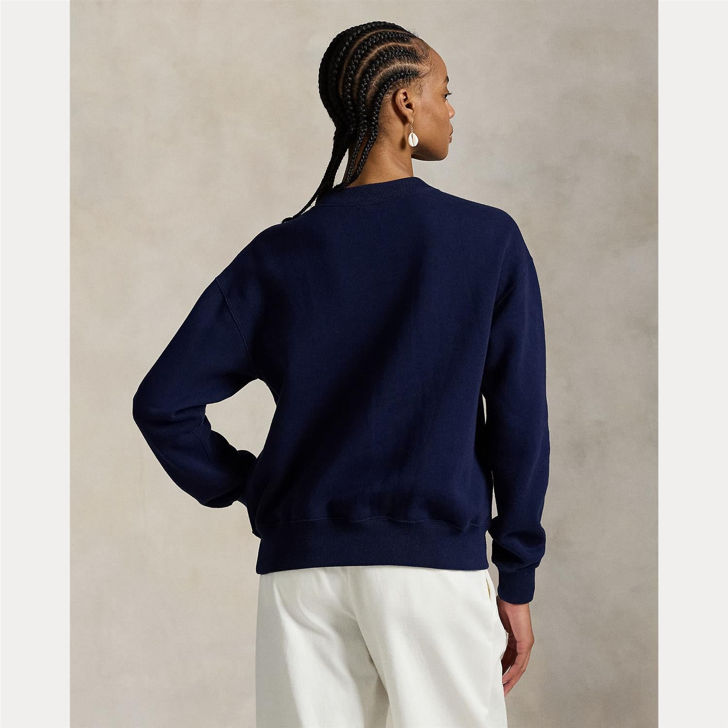 Fleece Crewneck Cruise Navy