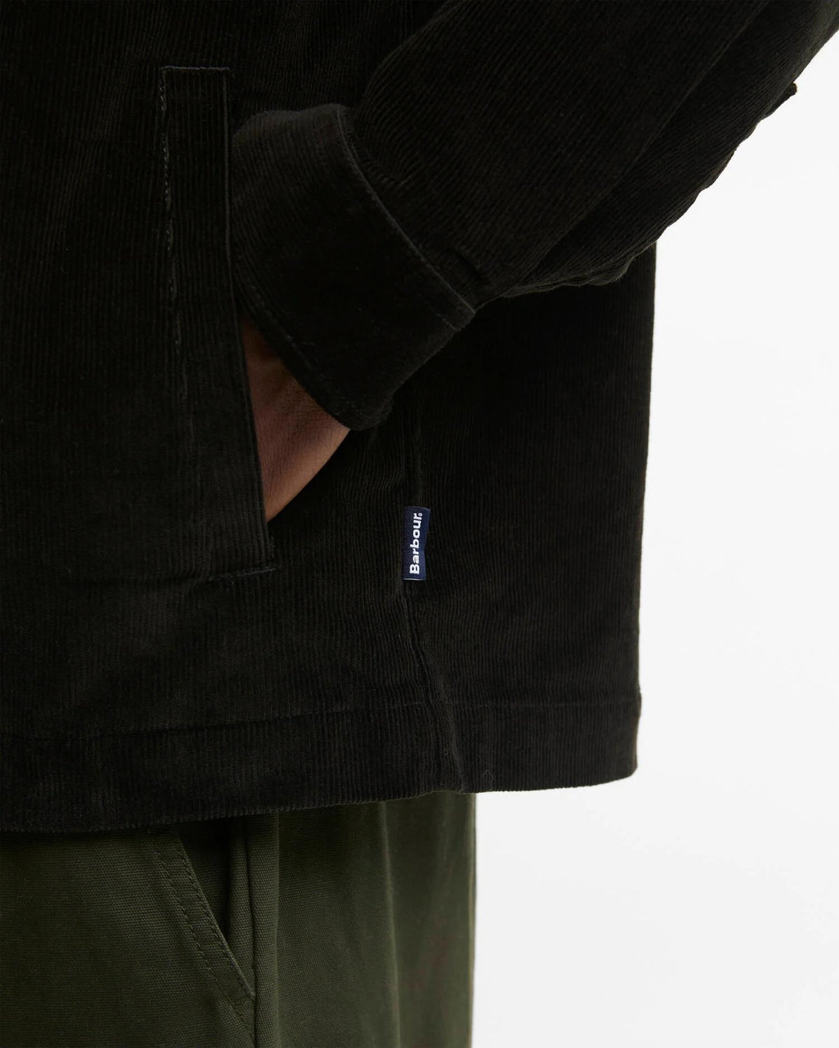 Tartar Trim Overshirt - Green