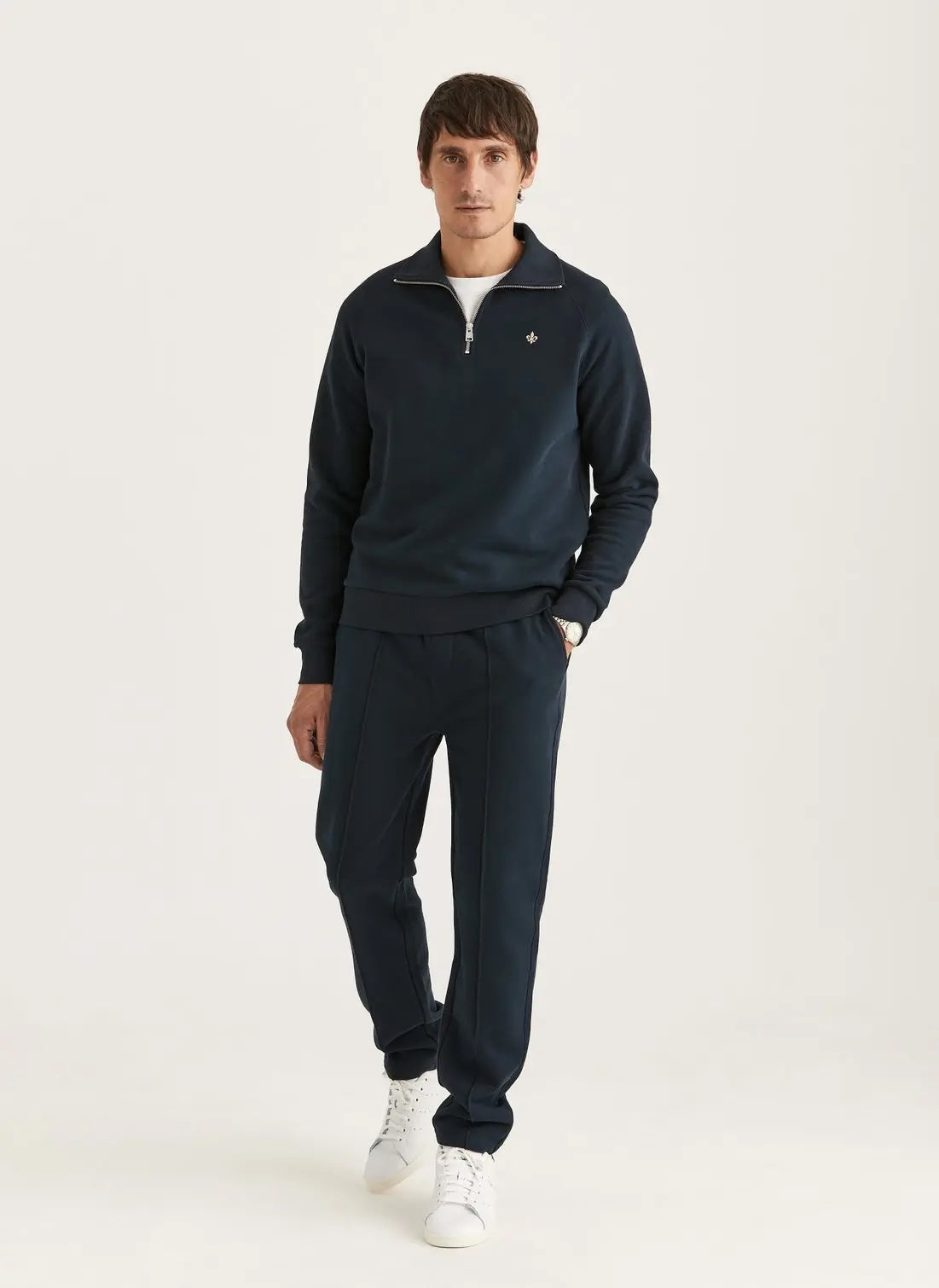 Maryon Half Zip Sweatshirt - Old Blue