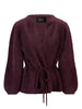 Fredrikke Chunky Cardigan Red Wine
