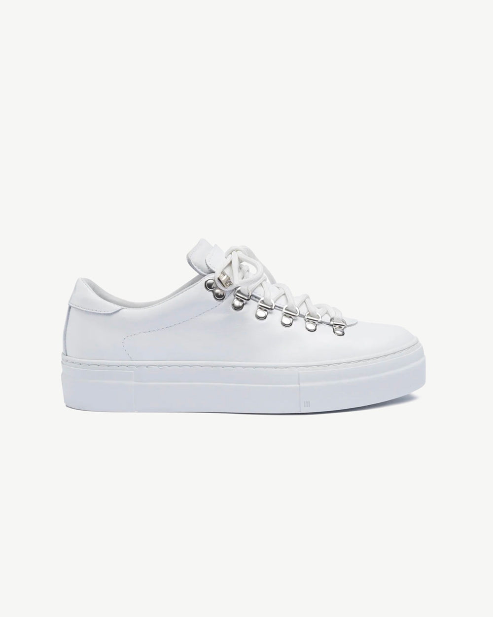 W Marostica Low Platform White Nappa