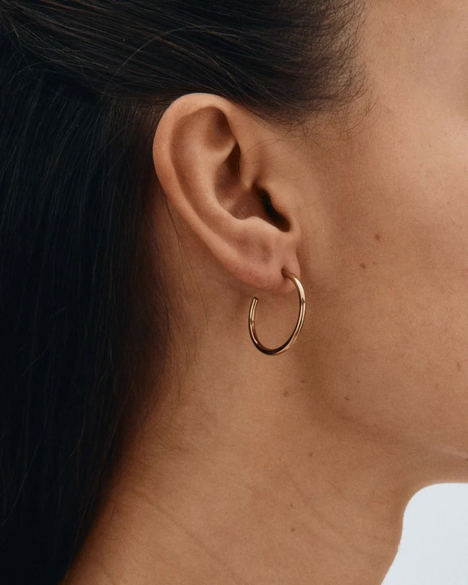 Hoops Earrings Gold M