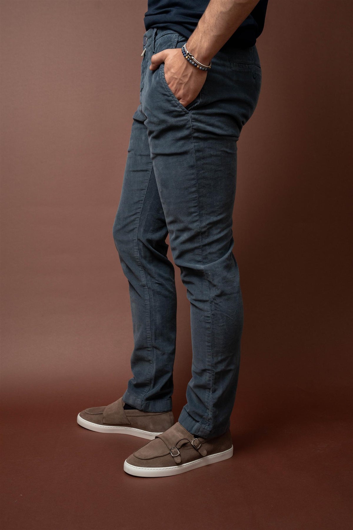 Bobby Chinos Cord - Blue