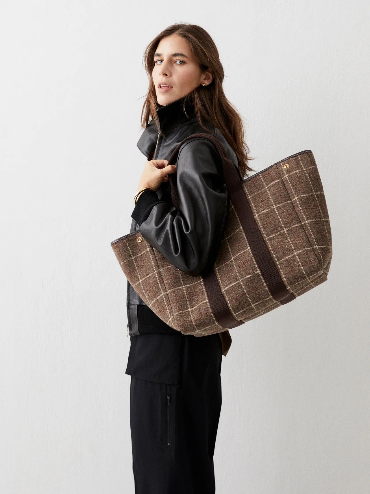Traversée L - Hunting Tweed Brown