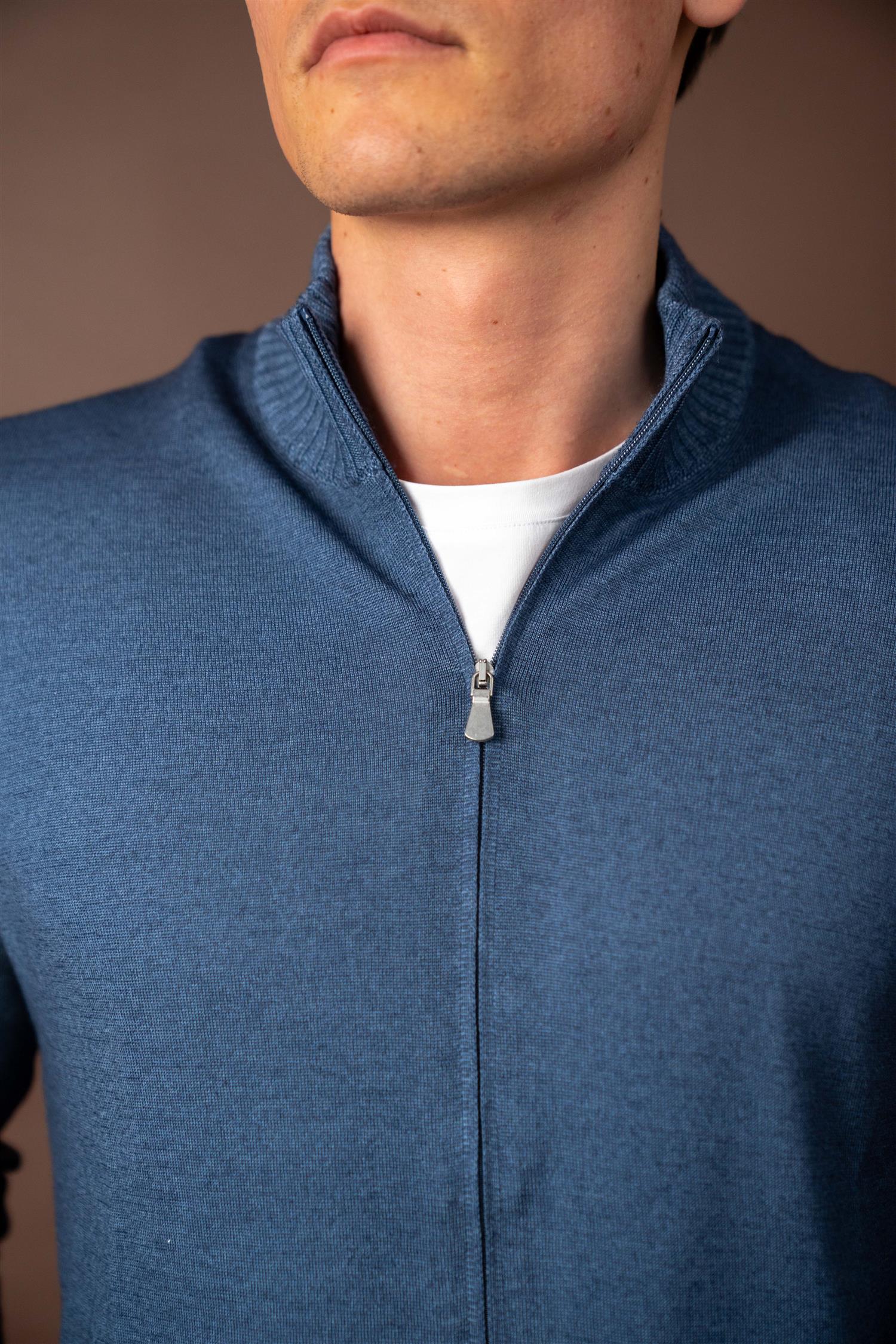 Full Zip - Blue