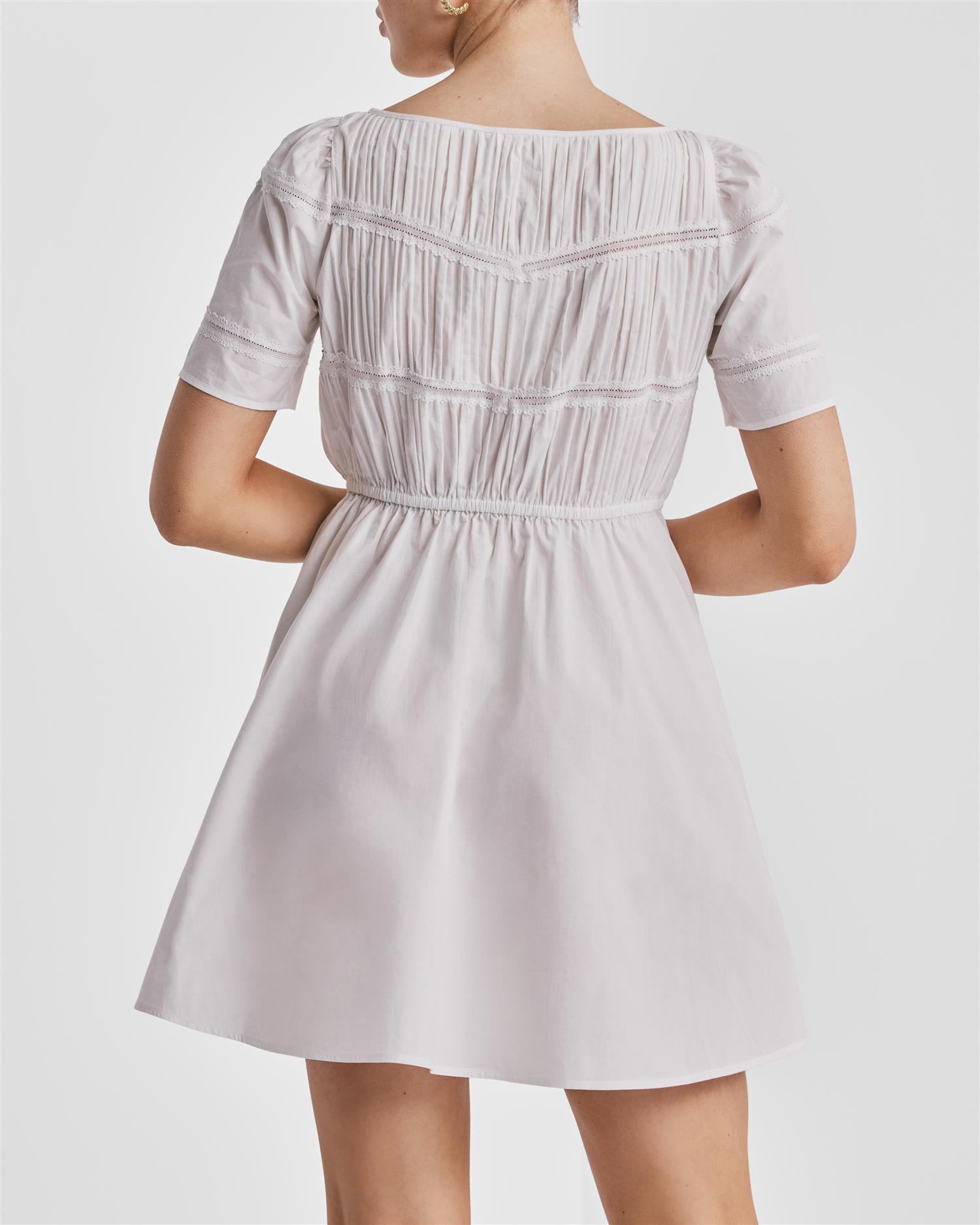 Poplin Decorated Dress
