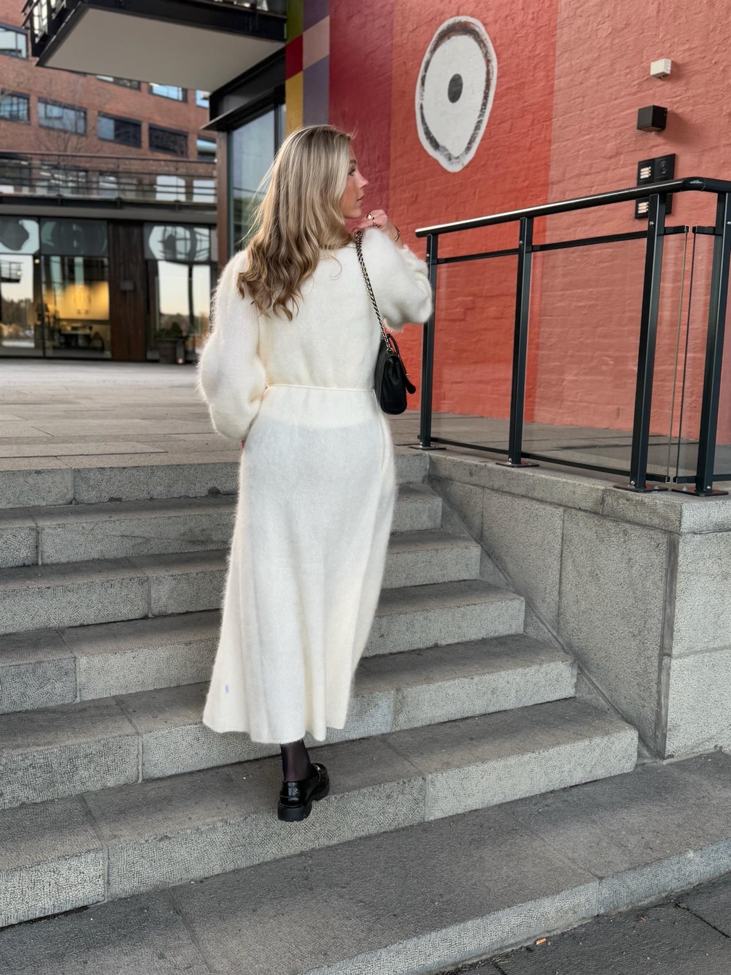 Olivia Chunky Cardigan Bright White