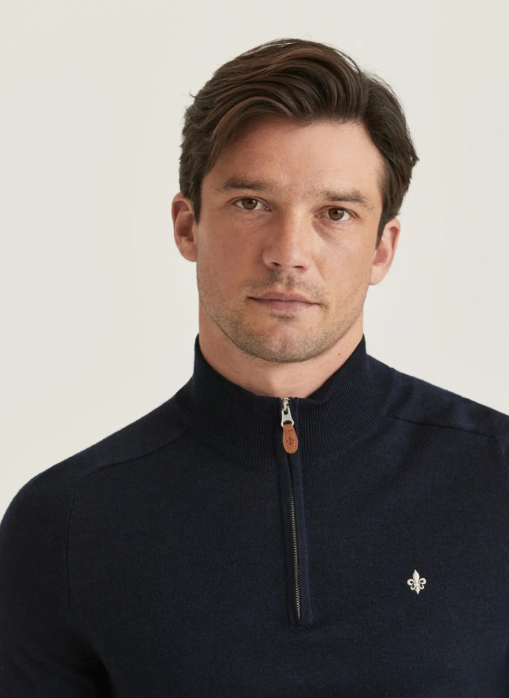 Merino John Zip 60 Navy