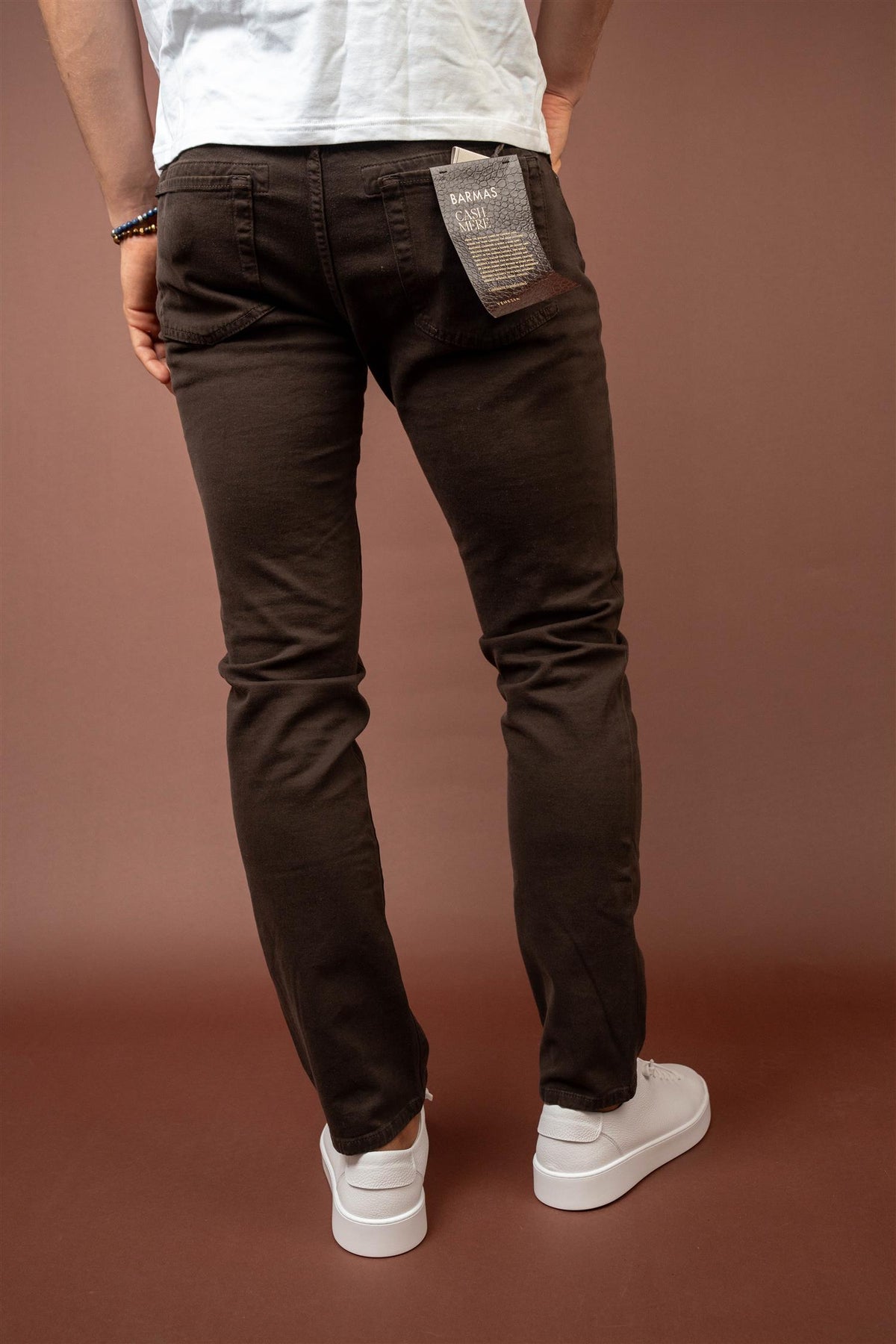 5PKT Dean Cashmere  Blend - Brown