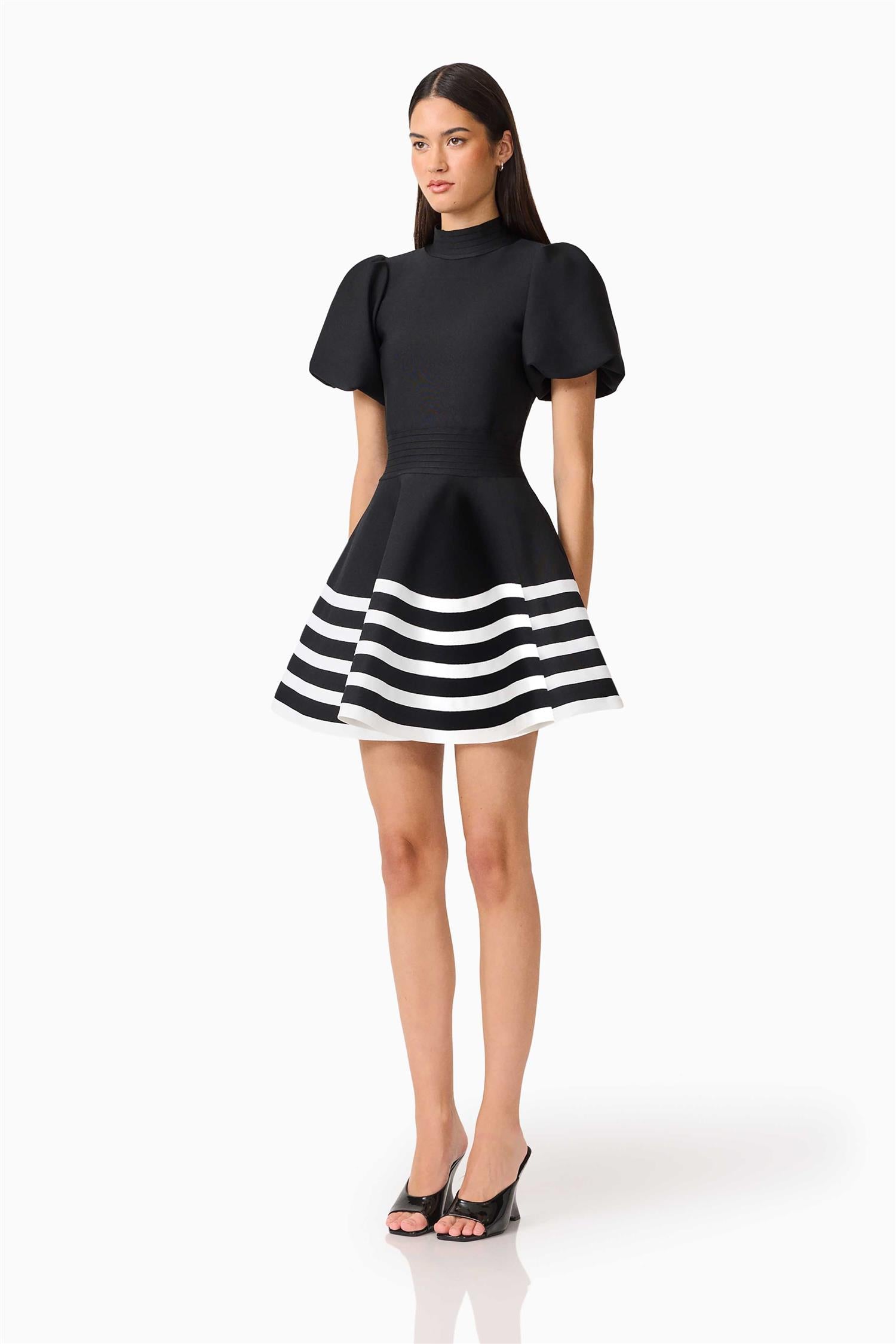 Ninette Puff Mini Dress