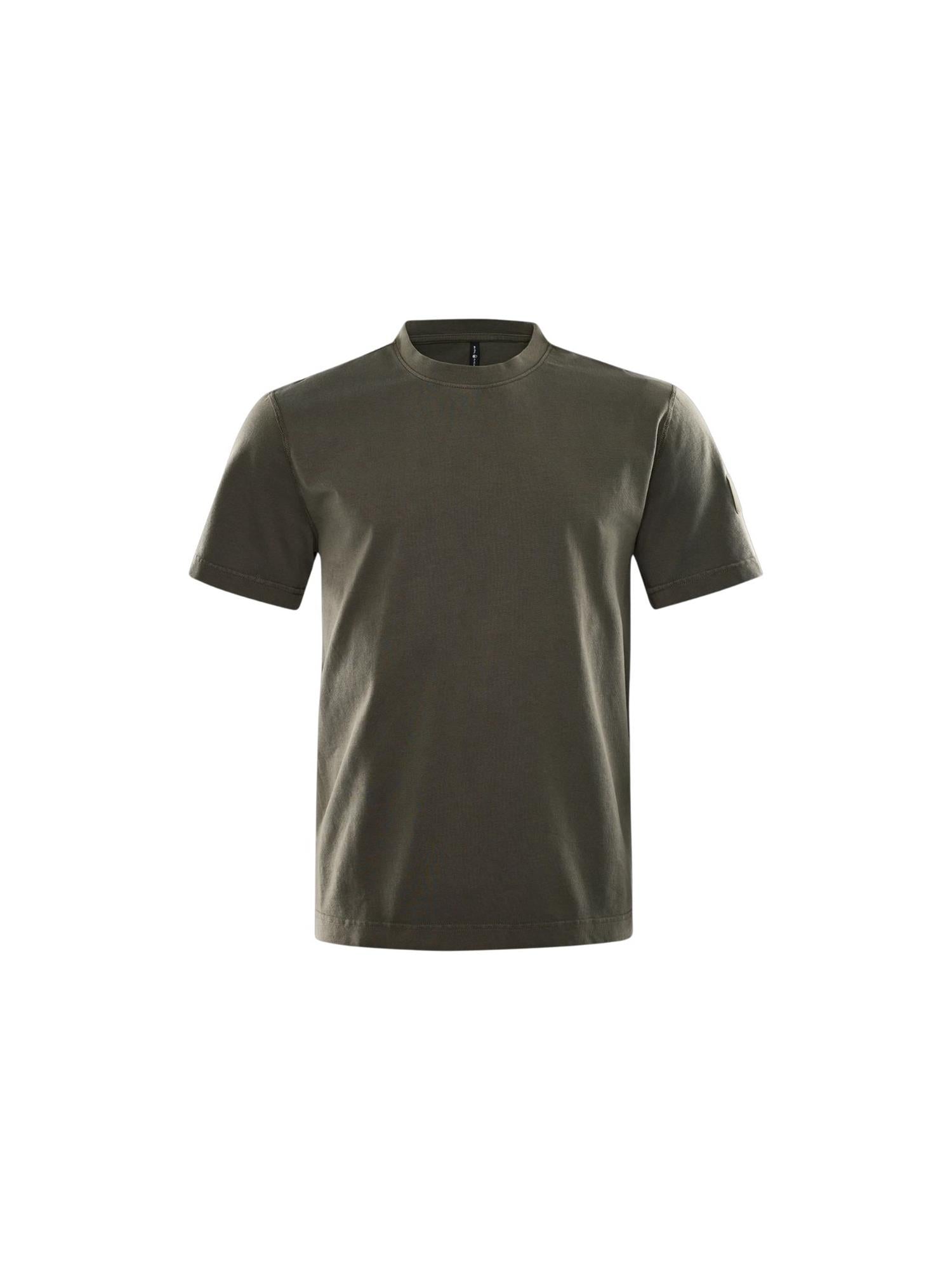 Wind Pigment Tee - Mud Green