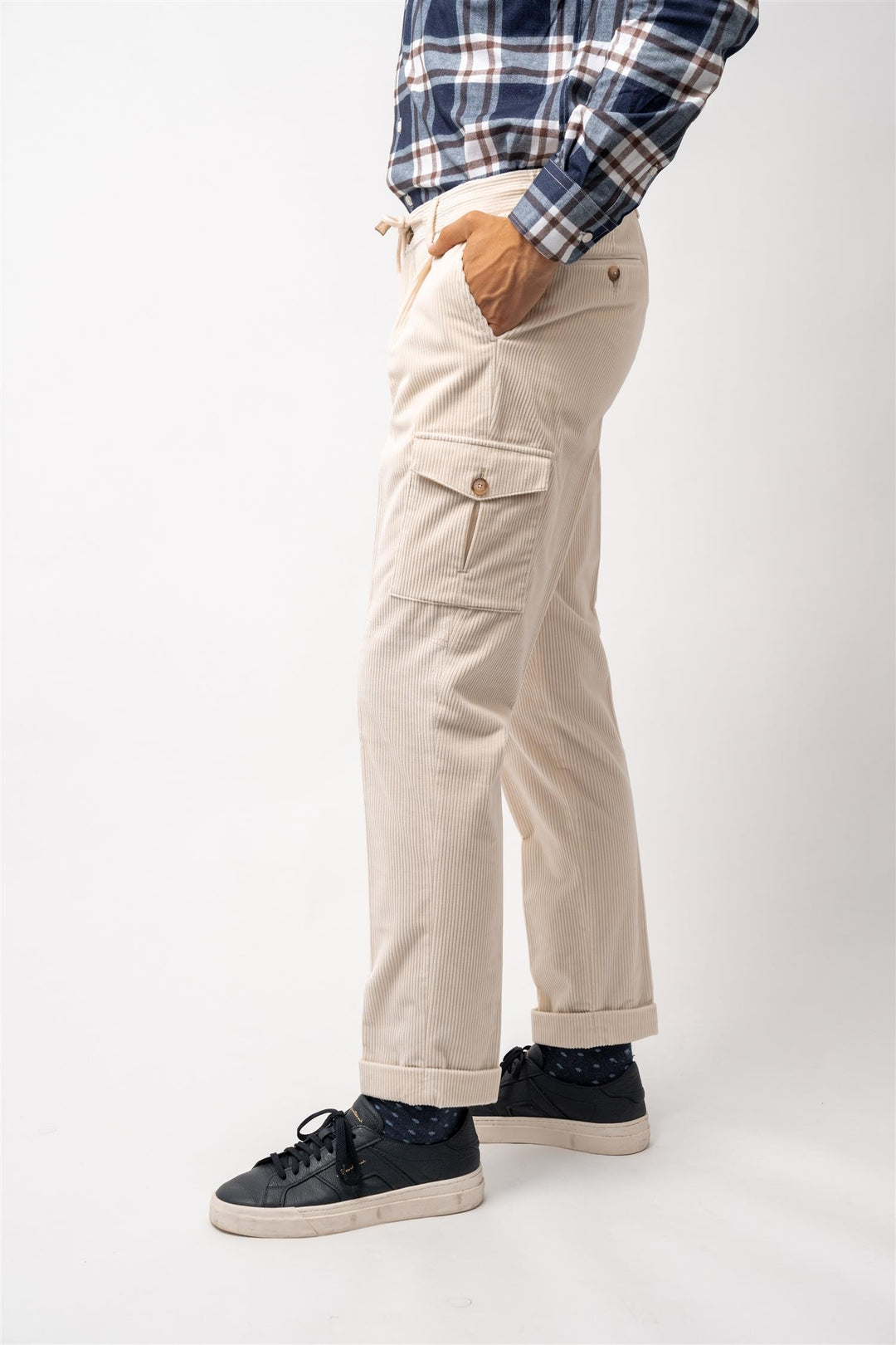 Pantalone Cargo - Cream