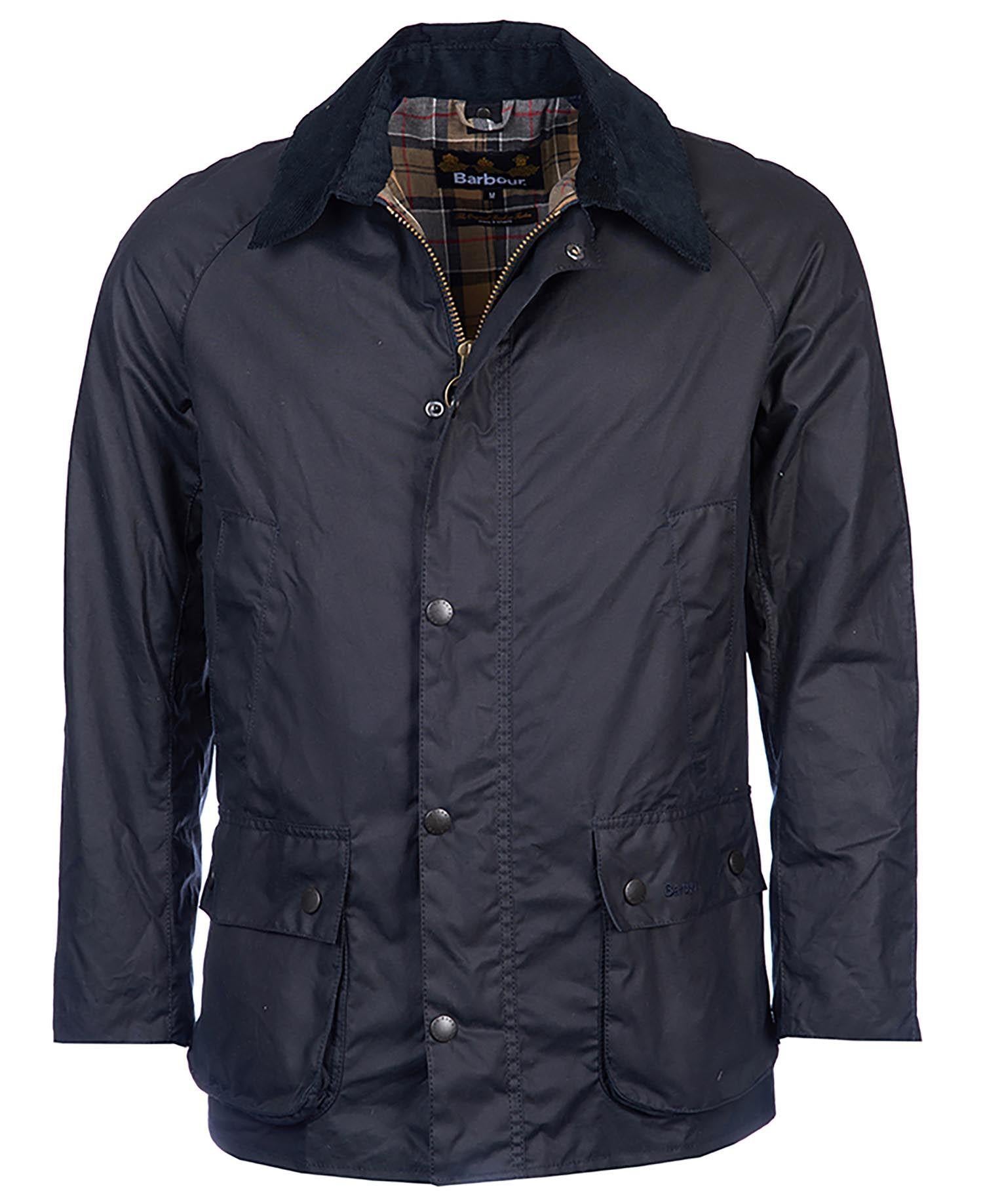 Barbour Ashby Navy Oilskin Ytterjakke Scabal Bergen Monsieur Scabal