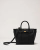 Mini Zipped Bayswater - Black Small Classic Grain