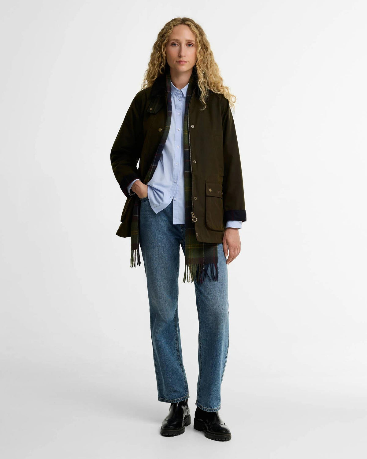 Acorn Waxed Jacket - Olive