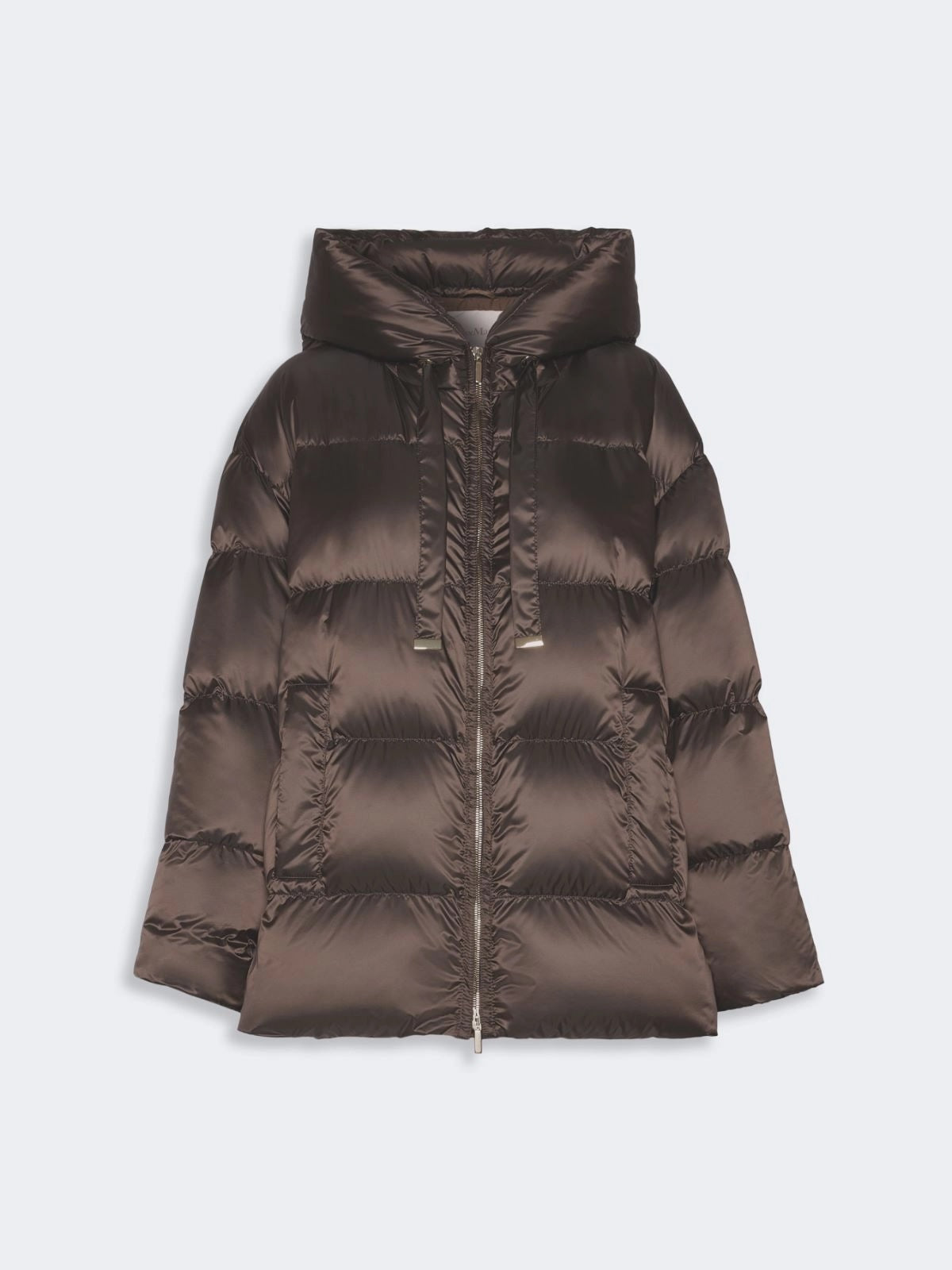Short Puffer Jacket – Dark Brown