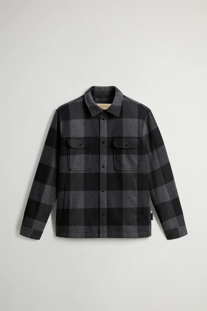 Alaskan Wool Check Overshirt - Ruter